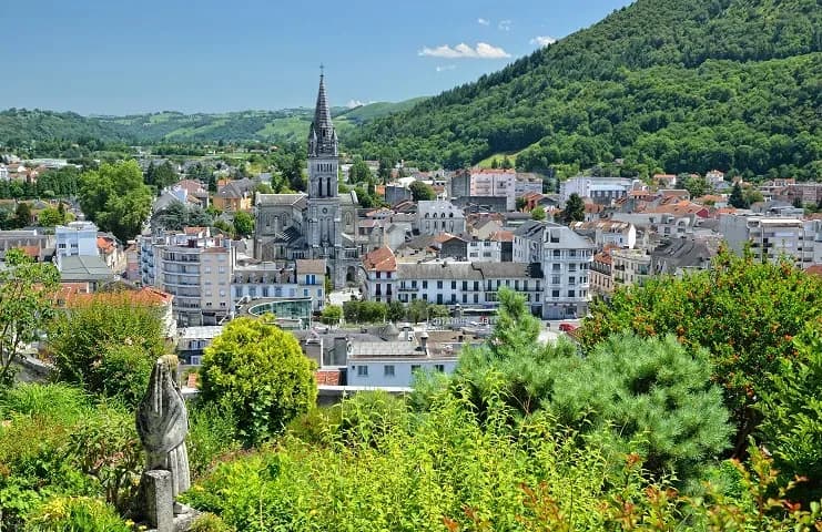 le Centre-ville de Lourdes