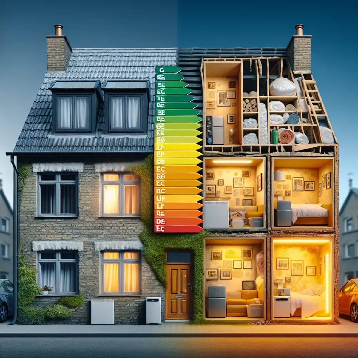 Comment faire passer un bien en DPE F en C ?